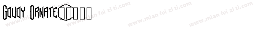 Goudy Ornate字体转换